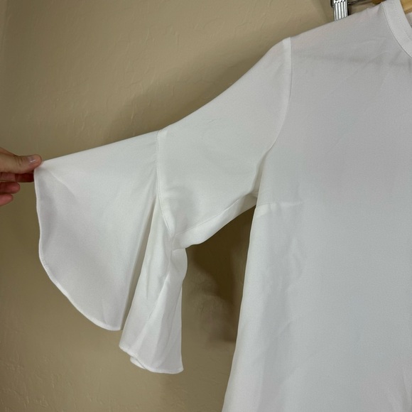 Cabi White Float Button-Up Blouse 5521 - Picture 6 of 7